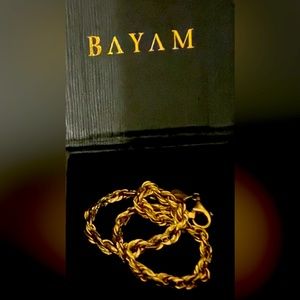 Rope Chain Bracelet 14K Yellow Gold - Hollow